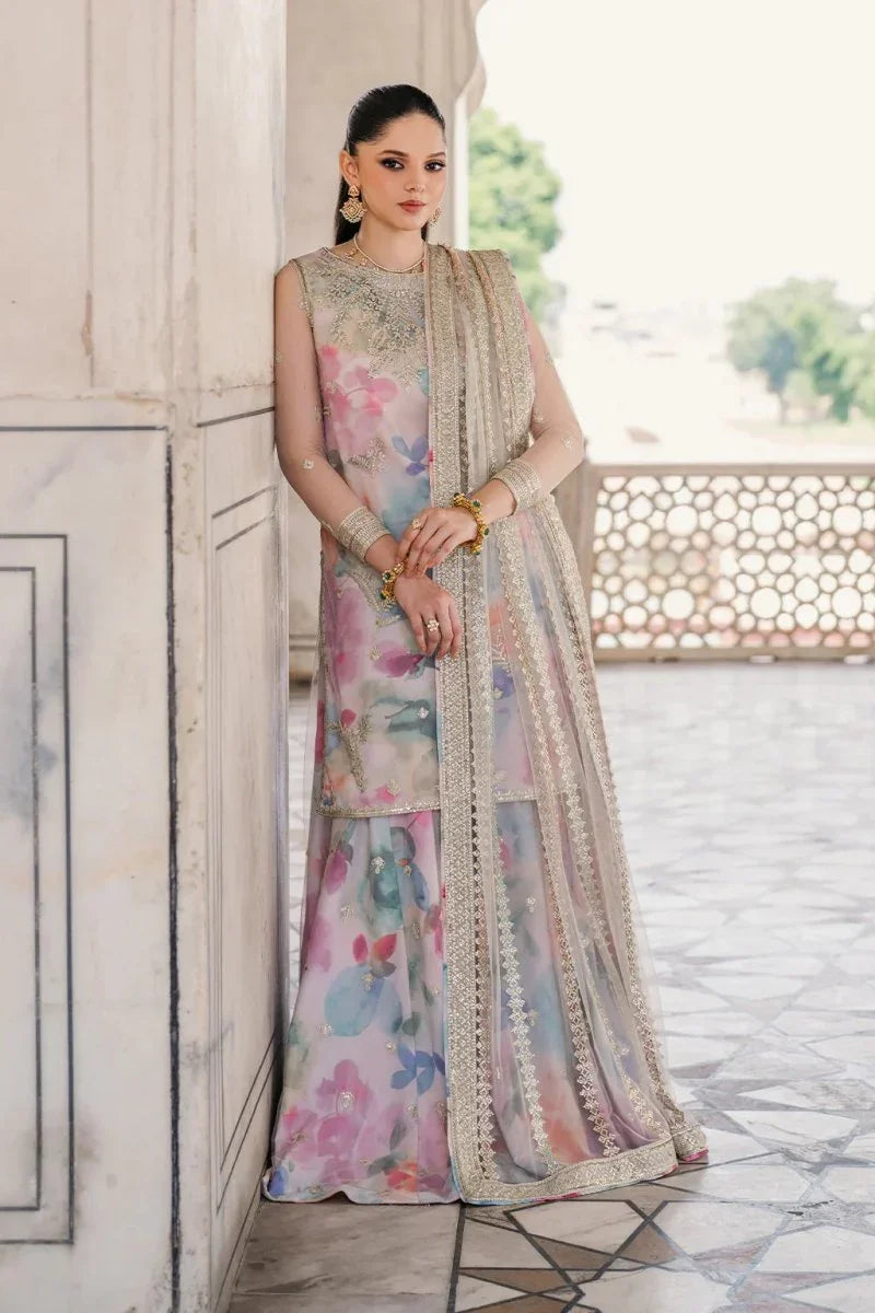 Iznik Silk Embroidered Unstitched 3 Piece UE-312