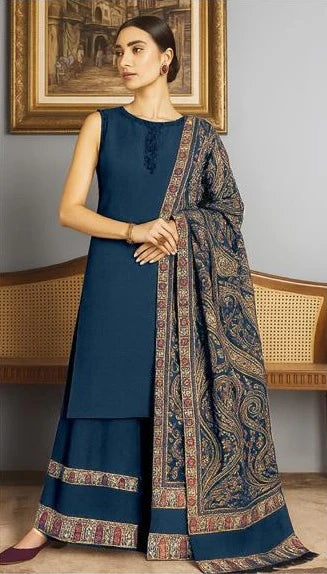 Bareeze Winter 2026 Unstitched Luxury Dhanak Heavy Embroidered 3PC